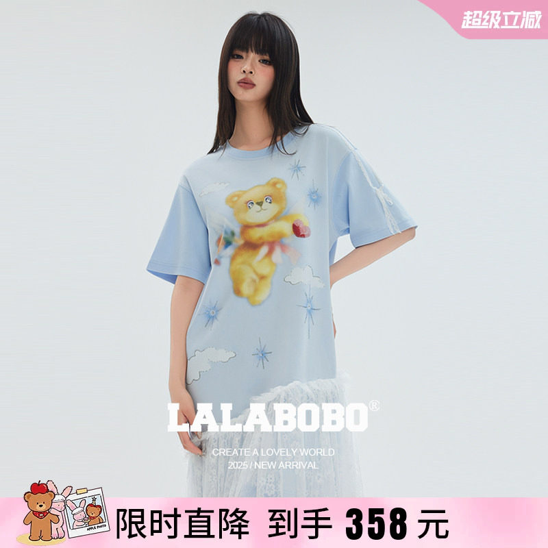 LABO天使熊蕾丝连衣裙