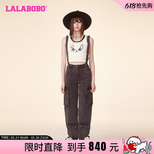 LALABOBO长裤复古休闲