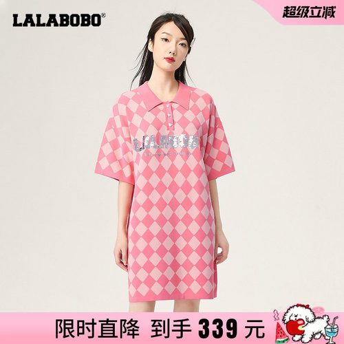 lalabobo2023休闲短袖连衣裙