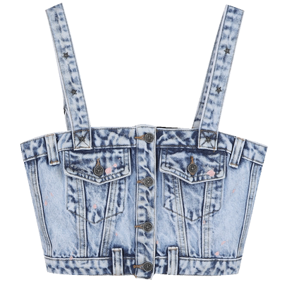 LALABOBO收腰显瘦牛仔背心