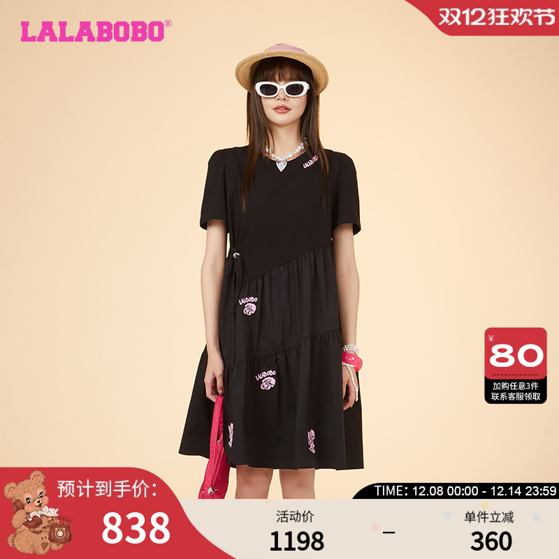 LALABOBO简约可爱连衣裙