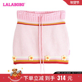 LALABOBO24夏季 WXZQ16 LBDB 新款 甜美可爱水果钩织休闲毛织半裙女