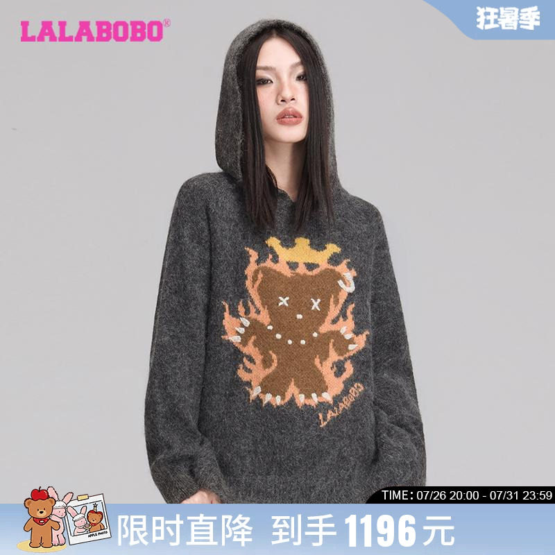 LALABOBO美式复古毛衣