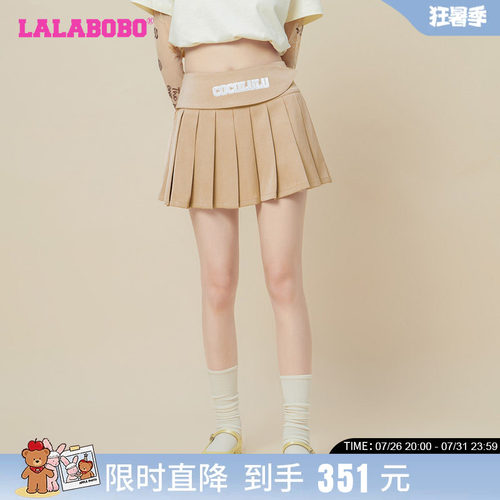 LALABOBO学院百褶a字半裙
