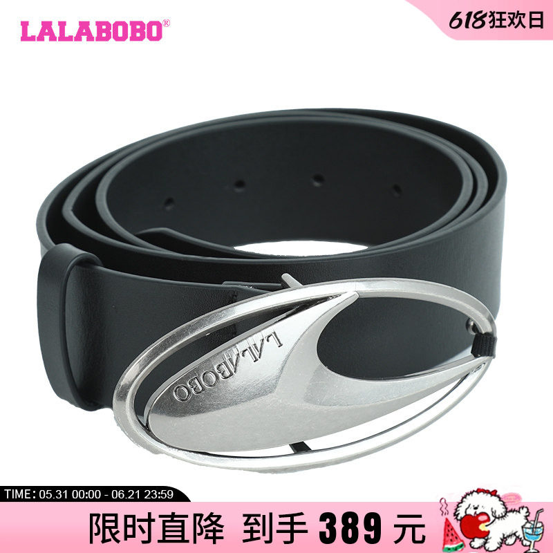 LALABOBO春秋新品款潮流街头美式可爱时尚皮质腰带女|LBCD-WQPY14