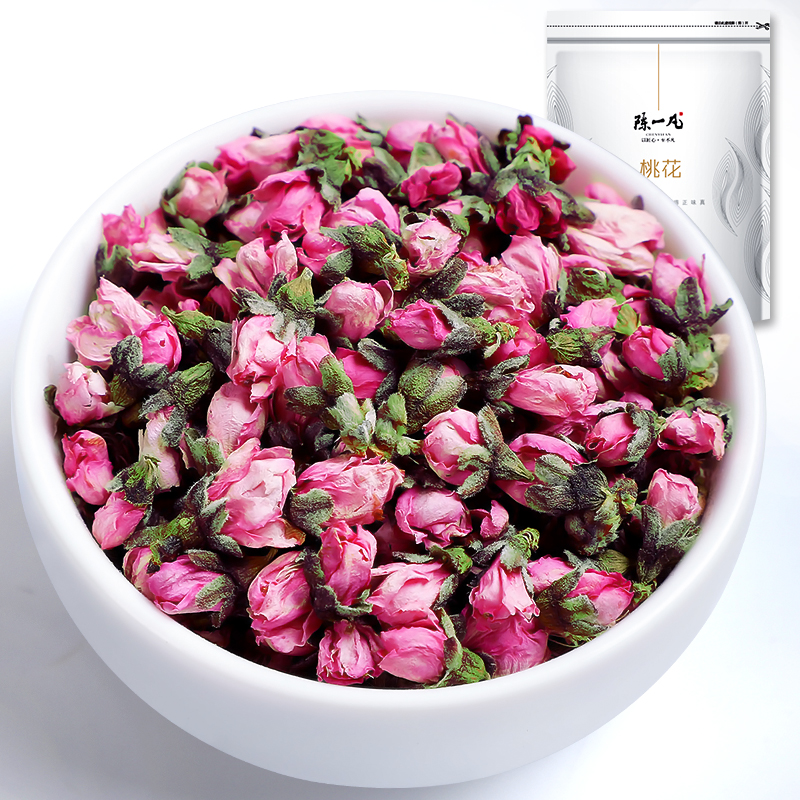 陈一凡 桃花茶精选无硫新花桃花干花苞酿酒泡茶清饮花茶散装250g,茶,代用/花草茶,淘宝优惠券,粉丝福利购,淘宝优惠卷