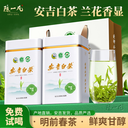 陈一凡明前安吉白茶新茶春茶250g