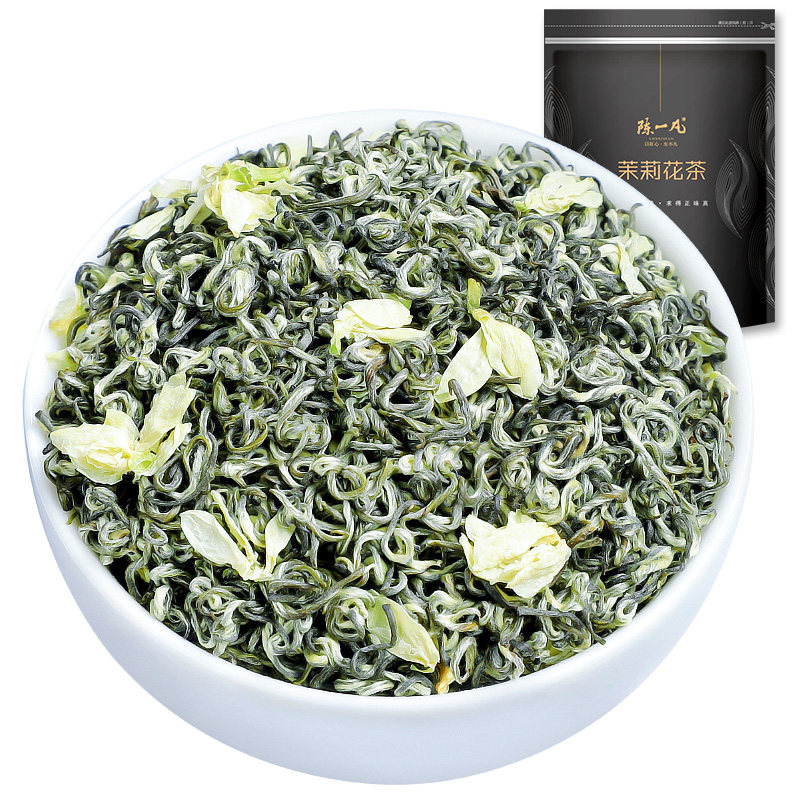 陈一凡茉莉花茶特级十窨川派茉莉飘雪茶叶新茶横县茉莉花散装250g