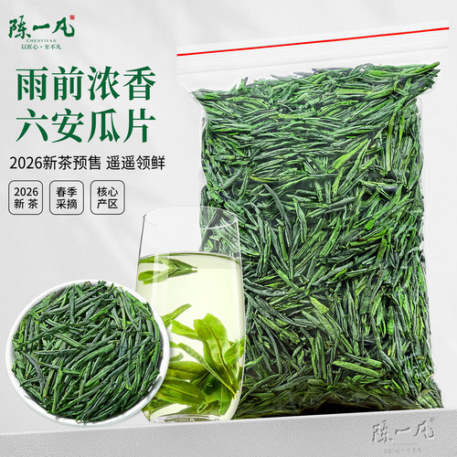 陈一凡六安瓜片绿茶茶叶250g