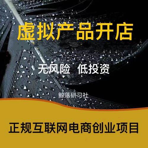 淘宝开店视频教程虚拟产品电商注册开店指导小白快速上手运营秘籍