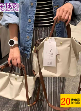 日本anello新款托特包迷你手提包女可斜挎单肩包饺子包离家出走包