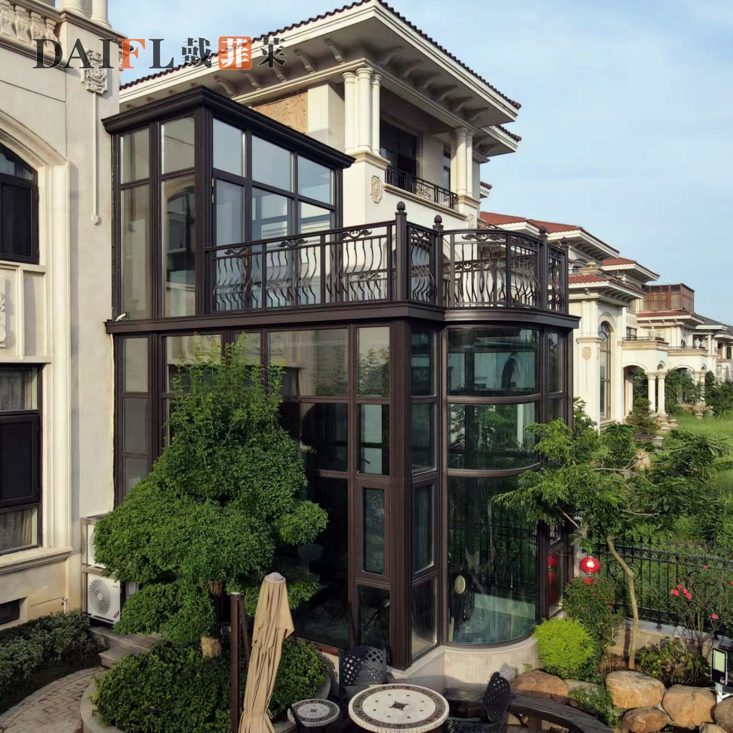 戴菲莱别墅阳光房夹胶玻璃