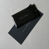 挂牌定做 男装 服装 店卡片标签订做 黑色软PVC 吊牌定制 纽扣袋 女装