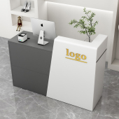 时尚 店吧台理髲店桌子前台接待 网红潮店收银柜台店铺小型柜台服装