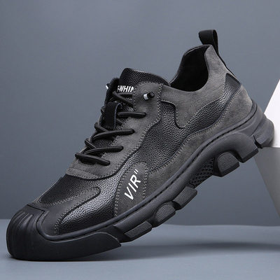 VIR男鞋福建晋江帕拉鞋男款春季真皮男鞋运动鞋男士软底软面休a2
