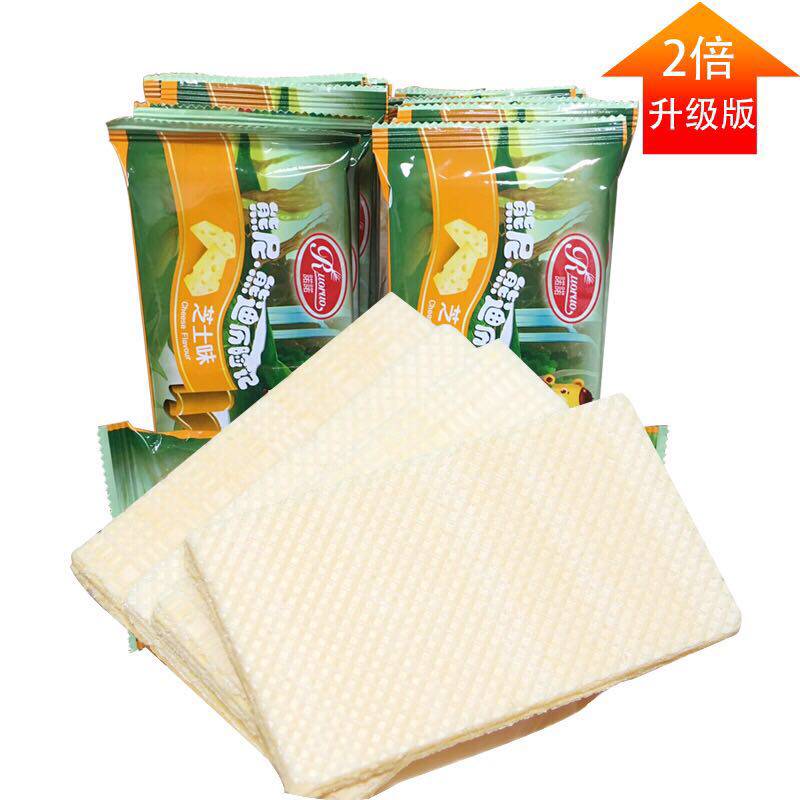 新款四种口味威化饼干日本脂卡网红低零食充饥夜宵非进口办公室