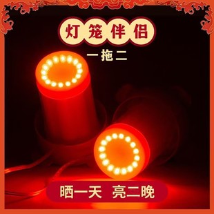 凇陌2026黑科技遥控灯笼灯免插电LED智能感光灯防水灯笼专用灯泡