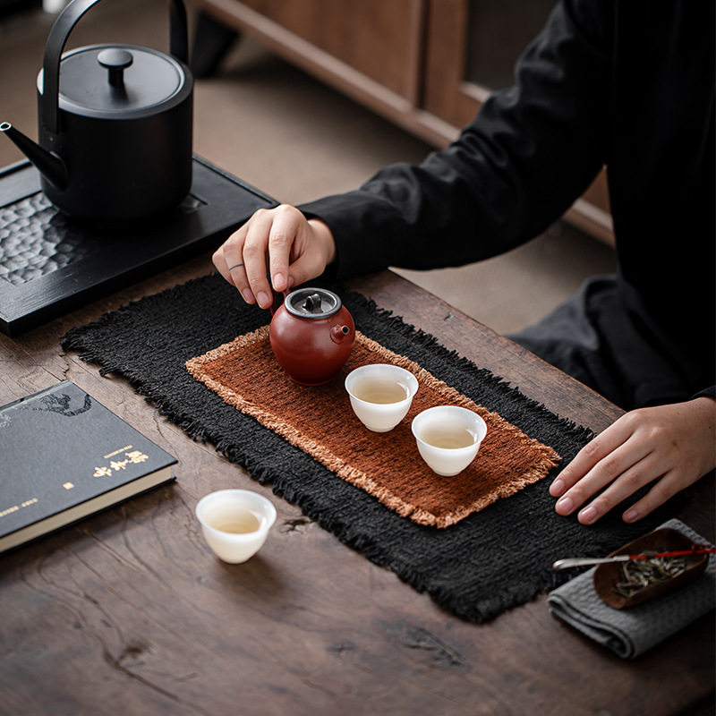 茶席茶桌布艺隔热防水干