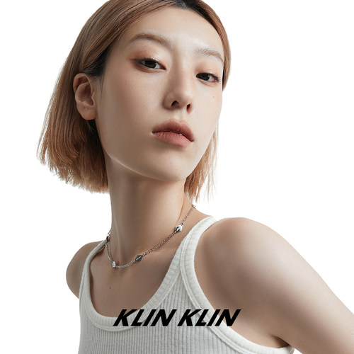 KLINKLIN高级感锁骨链钢不掉色女