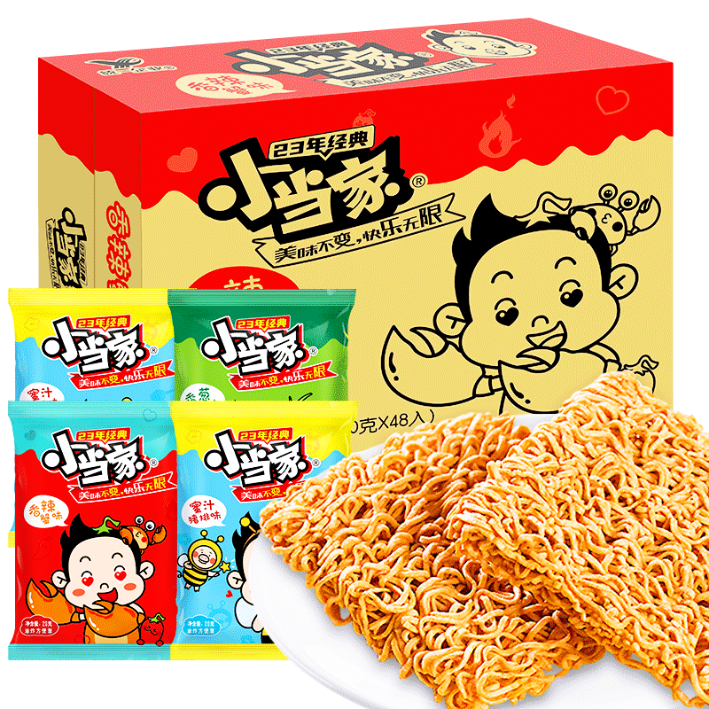统一小当家干脆面特价48包