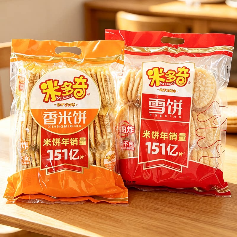 米多奇香米饼雪饼正宗仙贝335g