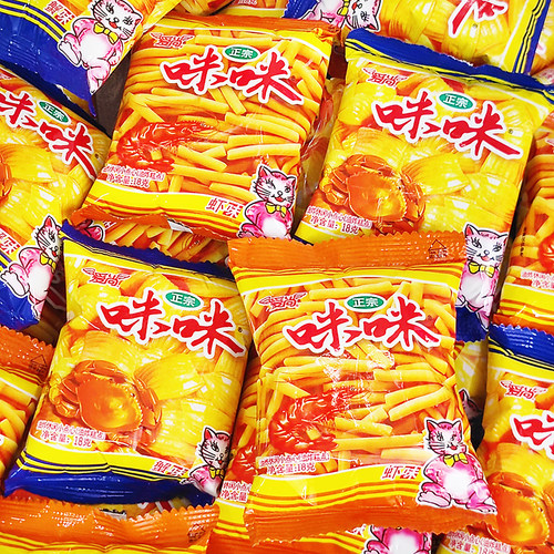 爱尚咪咪虾条蟹味粒18g怀旧零食