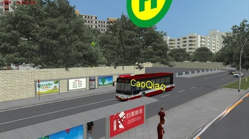 OMSI2电脑游戏北京市300路V1.1新版地图模组steam
