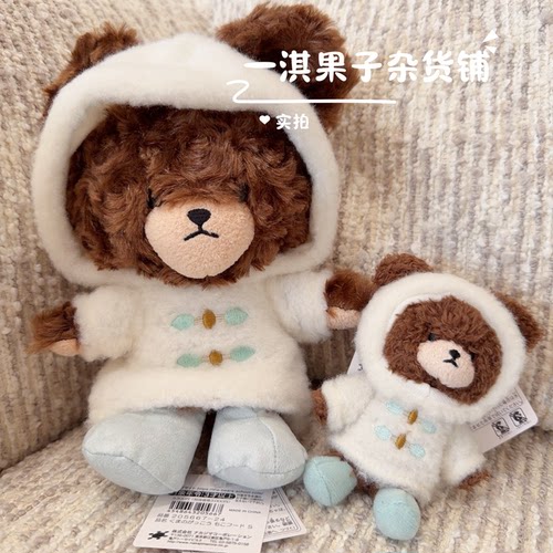 日本带回上学熊 小熊学校秋冬限定雪人造型毛绒公仔玩偶公仔