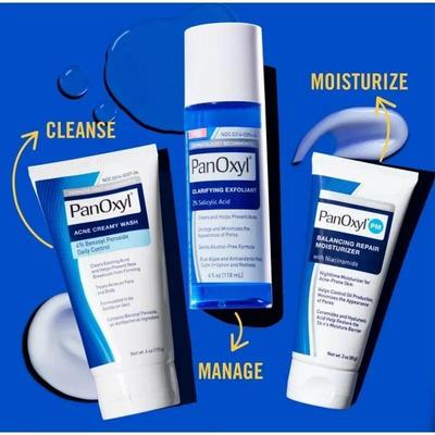 4%/10% Acne Foaming/Creamy Face Wash With Benzoyl Peroxide