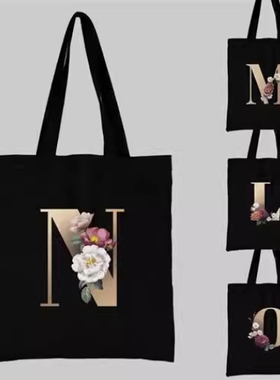 Women Bag Canvas Bag Large Capacity Travel Tote Bag Printin1