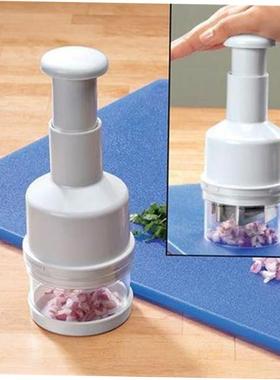 pressing vegetable onion garlic chopper cutter slice