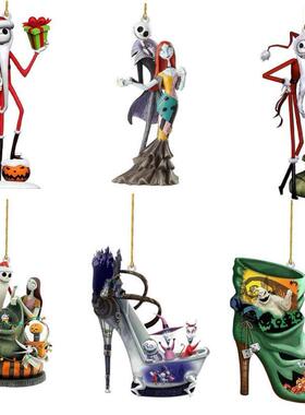 Nightmare Before Christmas Jack And Sally Hanging Ornament