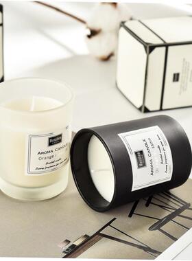 scented glass candles candle玻璃杯香薰蜡烛无烟香氛大豆蜡香味