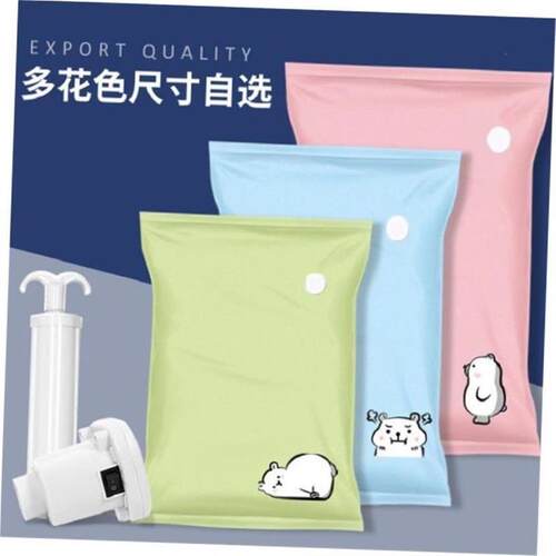 vacuum bags clothes storage plastic bag sealing pump travel1