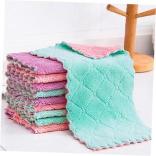 Kitchen Towels Dishcloths Coral Fleece Dish Towel Dish Rags