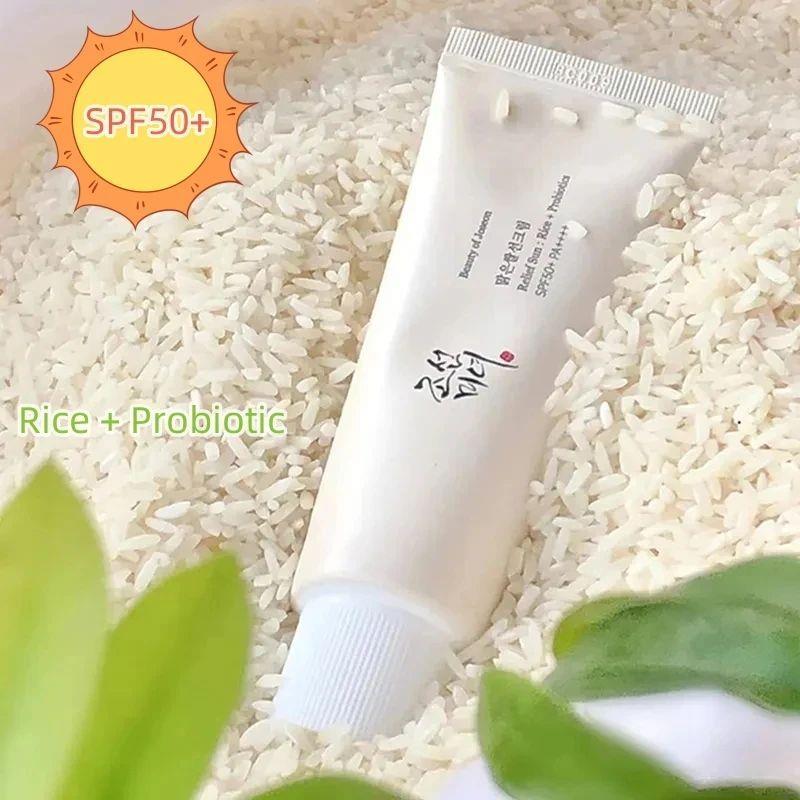 50ml SPF50+ Korean Rice Probiotic Sunscreen Mild High Sun