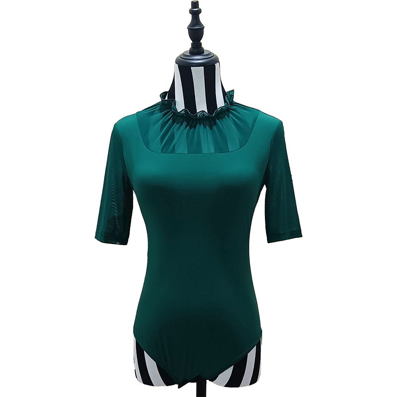 拂琳花影拉丁舞上衣摩登连体服