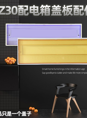 PZ30强配电箱盖板塑料面板12/15/18/20/24回路位通用电箱盖子配件