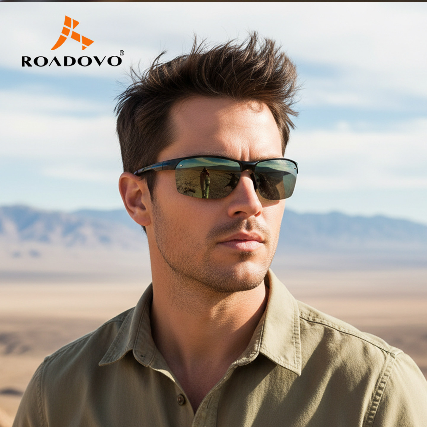 偏光运动墨镜男开车驾驶防紫外线太阳镜户外钓鱼眼镜个性休闲防滑