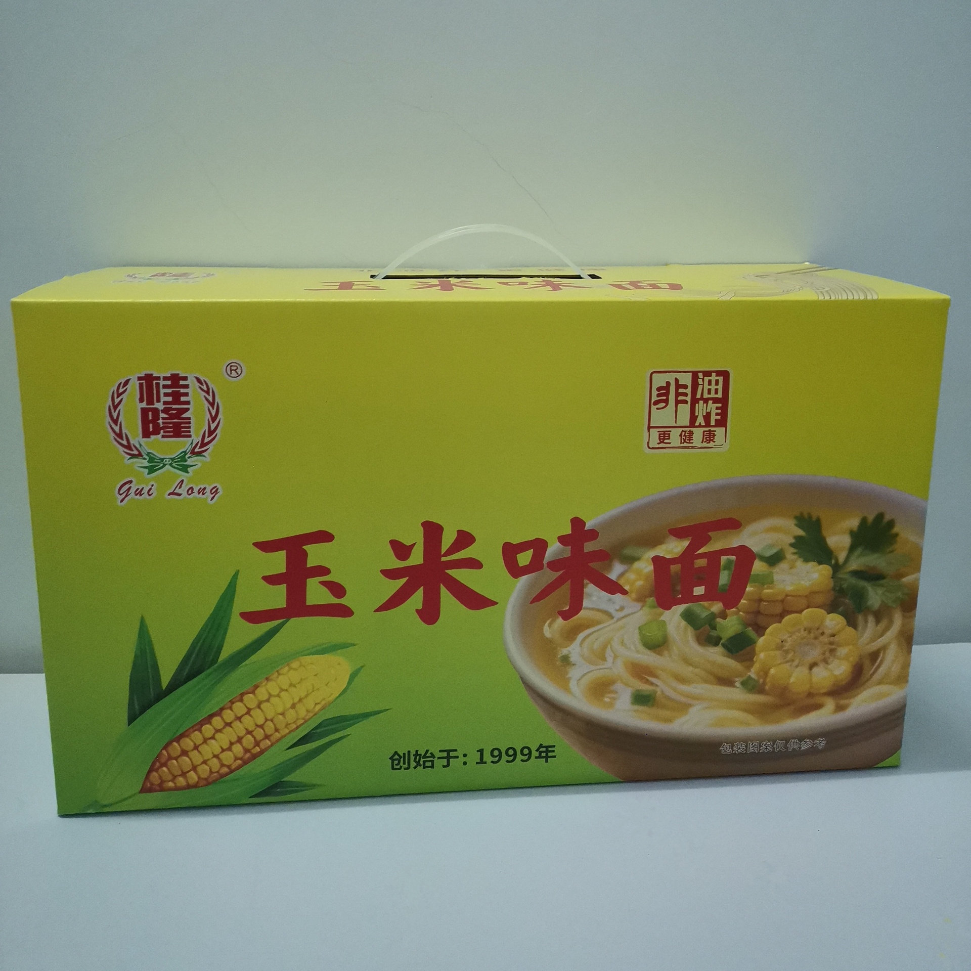 桂隆商用非油炸面饼炒面火锅汤面整箱粗粮玉米味面麻辣烫一整箱