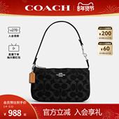 奥莱款 COACH 蔻驰官方 Nolita女士老花单肩手提包麻将包CCZ48