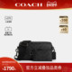 COACH 老花PVC配皮单肩斜挎包CV762QBMI5 男士 蔻驰官方 奥莱款