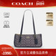 COACH Leather女士织物配皮单肩手提包CBJ03 Non 蔻驰官方 奥莱款