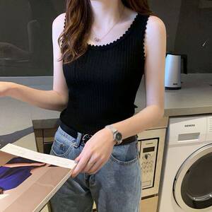 *路途女装2026新款时尚吊带背心夏季女士外穿无袖针织衫百搭上a6