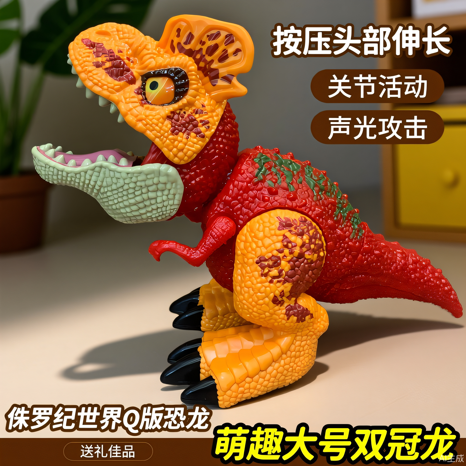 生日礼物侏罗纪世界Q版霸王龙