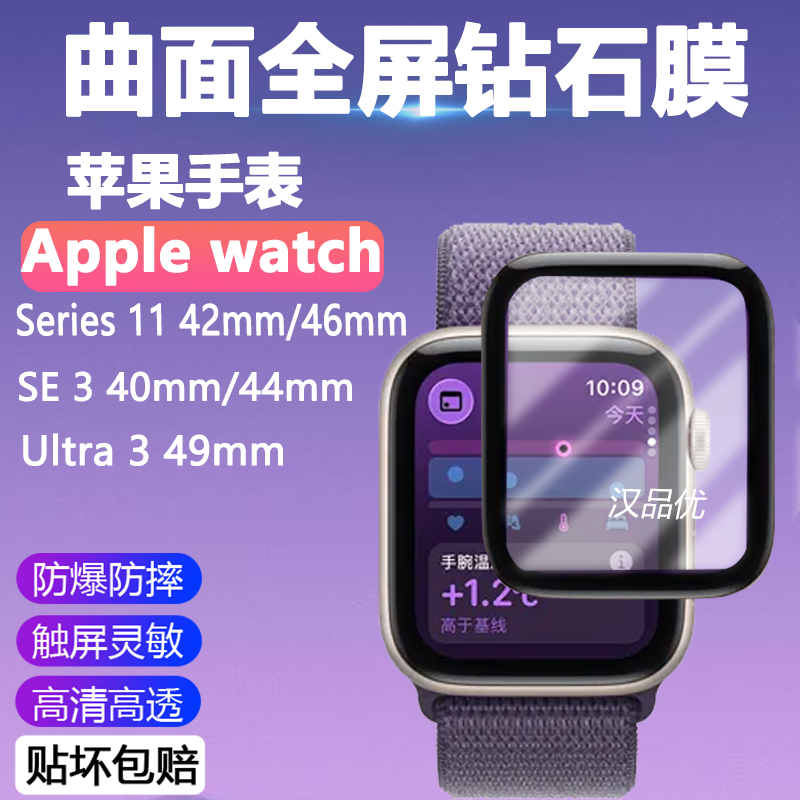 超薄防爆Applewatch屏幕贴膜