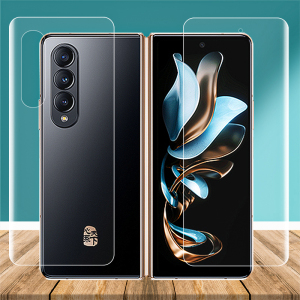 适用于三星Galaxy W23 5G/W22 折叠屏手机膜屏幕保护前后背膜游戏磨砂防指纹全覆盖水凝防刮软膜无白边