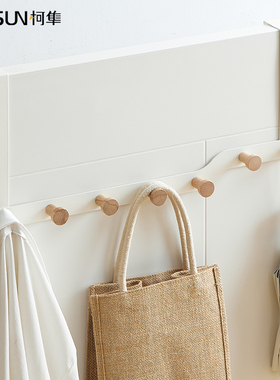 门后挂钩门后挂衣架卧室玄关免打孔挂衣钩门上衣服收纳门后挂架