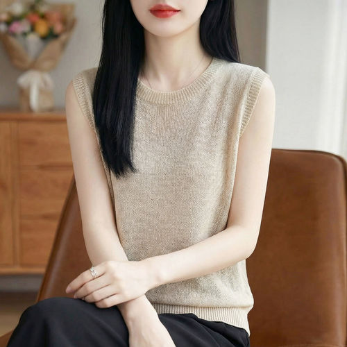 百搭夏季宽松外穿吊带背心女显瘦