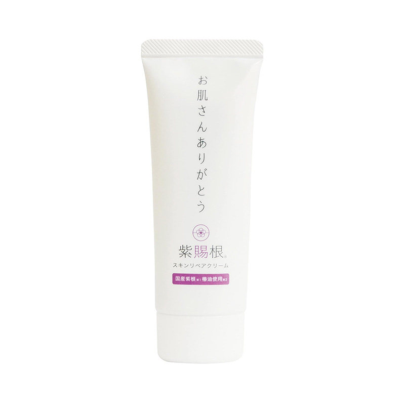 日本代购 紫赐根面霜 含紫根+山茶籽油 滋润保湿预防肌肤粗糙40g